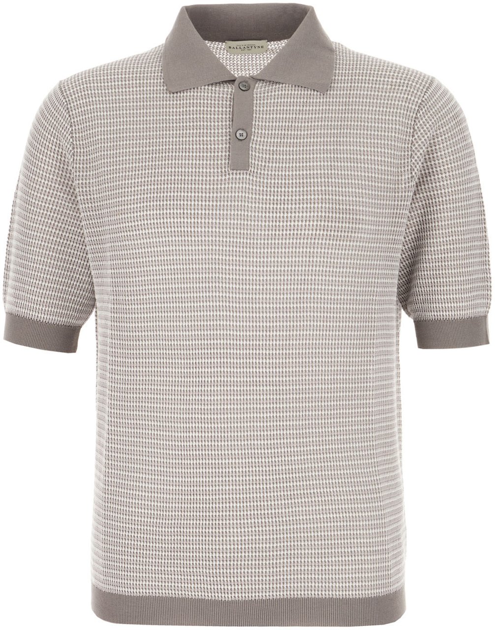 Ballantyne Ballantyne Two-tone cotton polo shirt Divers