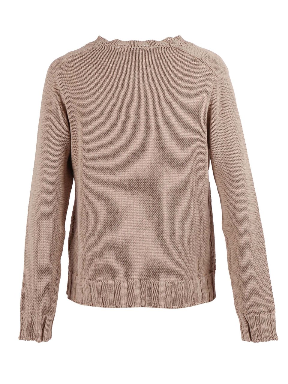 Ballantyne Diamond Pattern Textured Sweater Roze