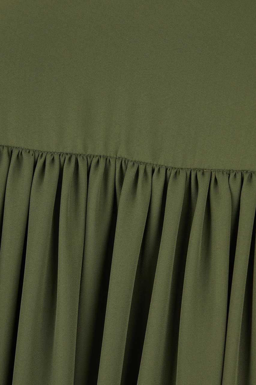 Ballantyne Ballantyne Military green polyester dress Groen