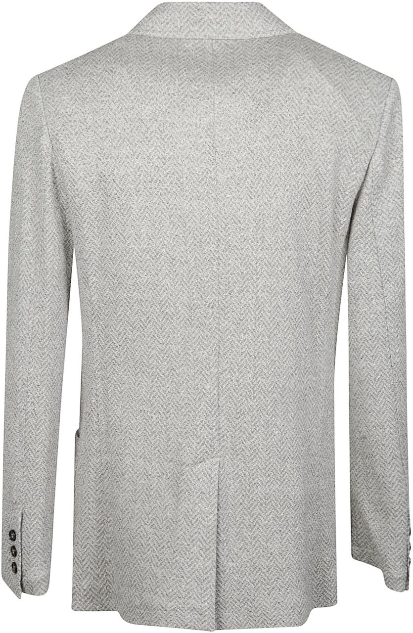 Ballantyne Single Breasted Jacket Grey Grijs