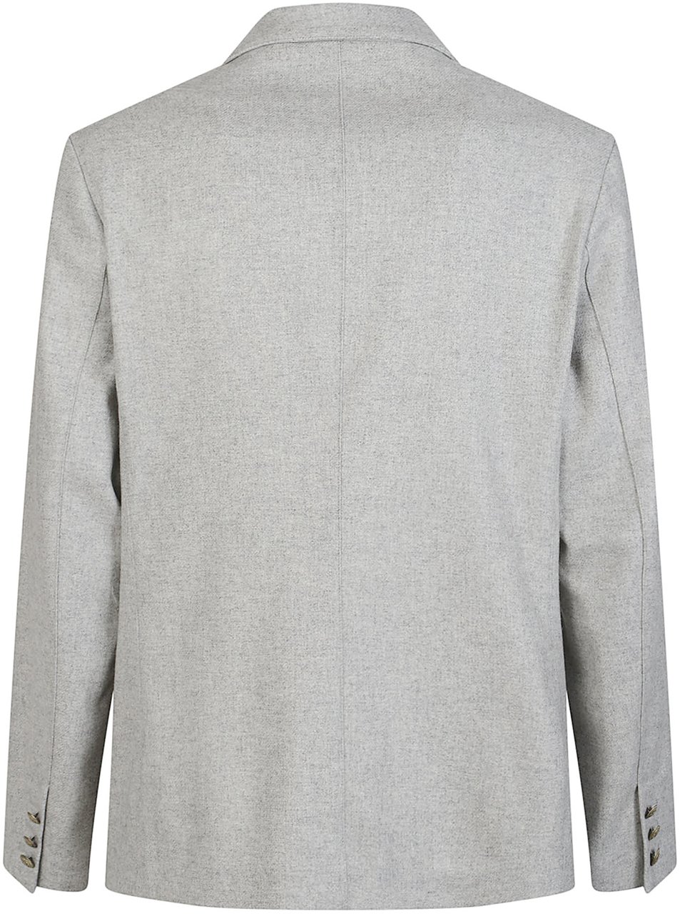 Ballantyne Double Breasted Jacket Grey Grijs