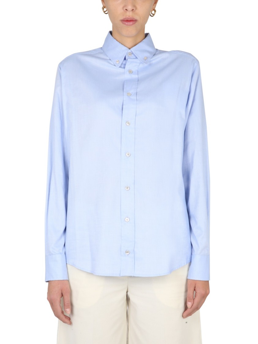 Ballantyne Oxford Shirt Paars