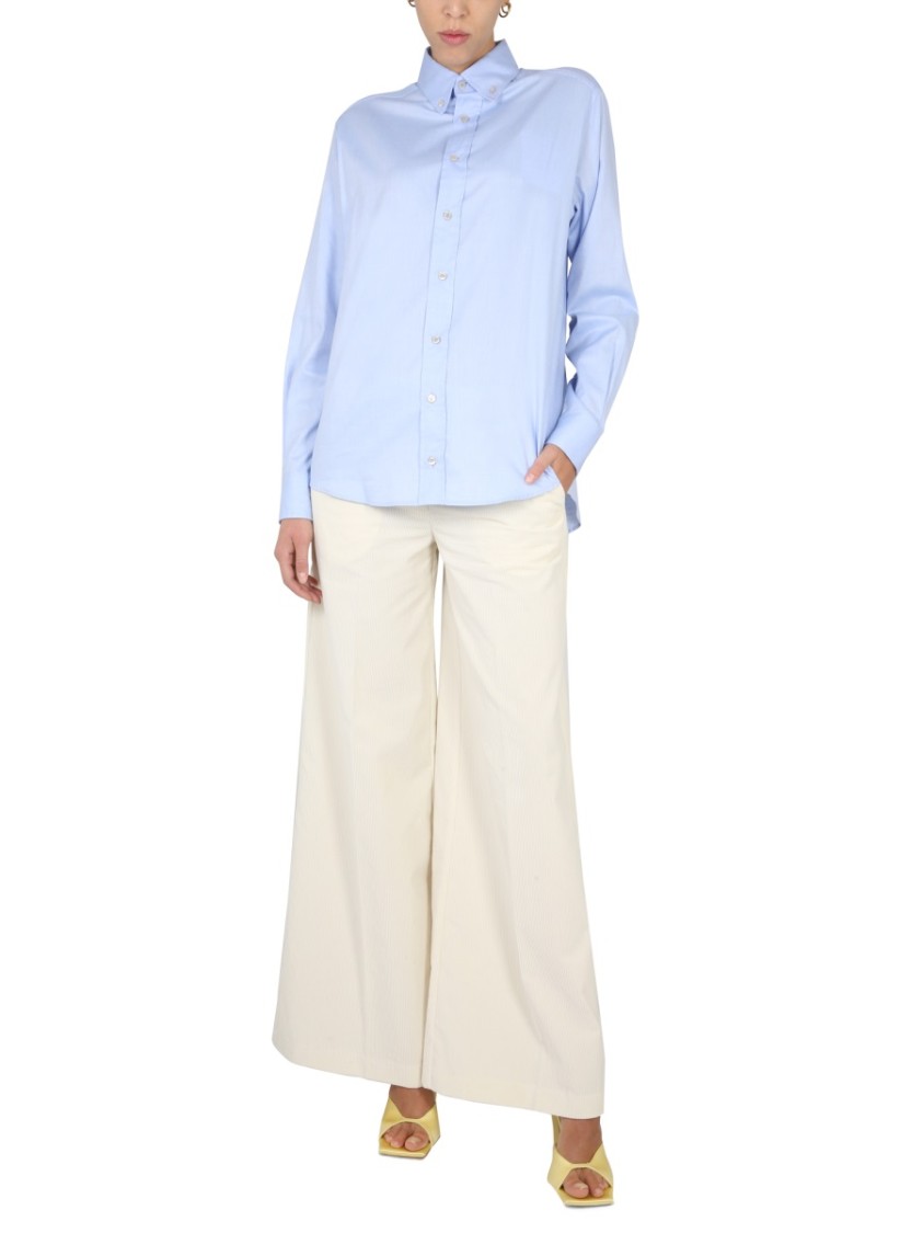 Ballantyne Oxford Shirt Paars