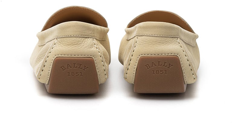 Bally Beige Suede Loafer Bally Divers