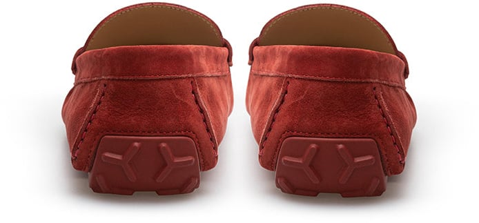 Bally Suede Bordeaux Penny Loafer Divers