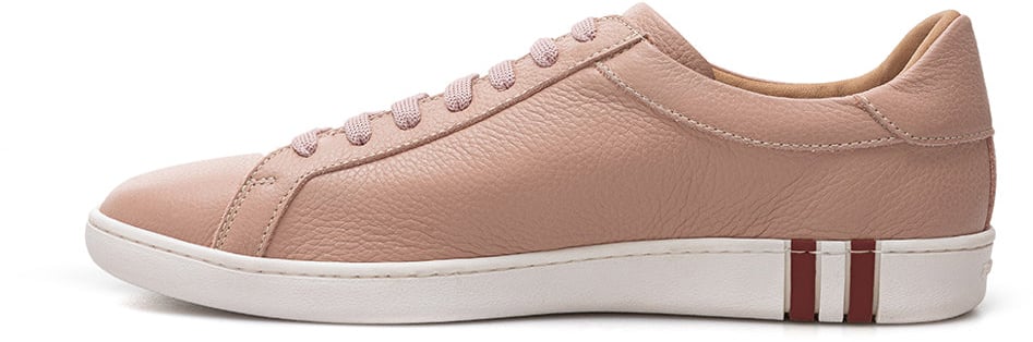 Bally Pink Leather Sneakers Divers