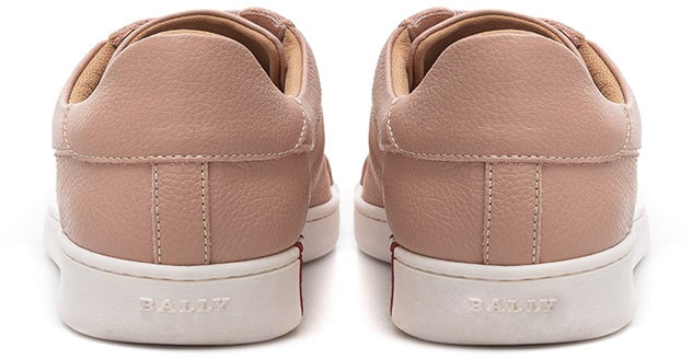 Bally Pink Leather Sneakers Divers