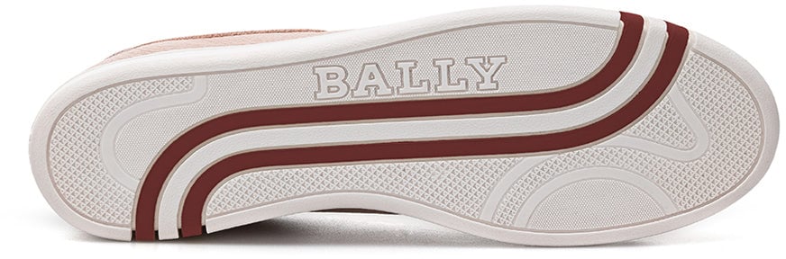 Bally Pink Leather Sneakers Divers