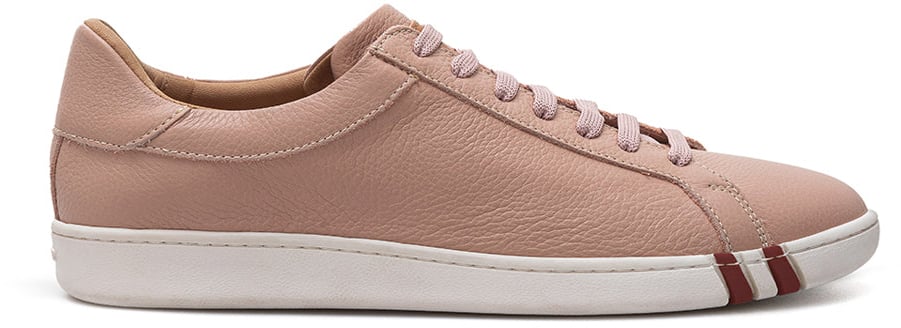 Bally Pink Leather Sneakers Divers
