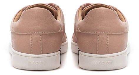 Bally Pink Leather Low Top Sneakers Roze