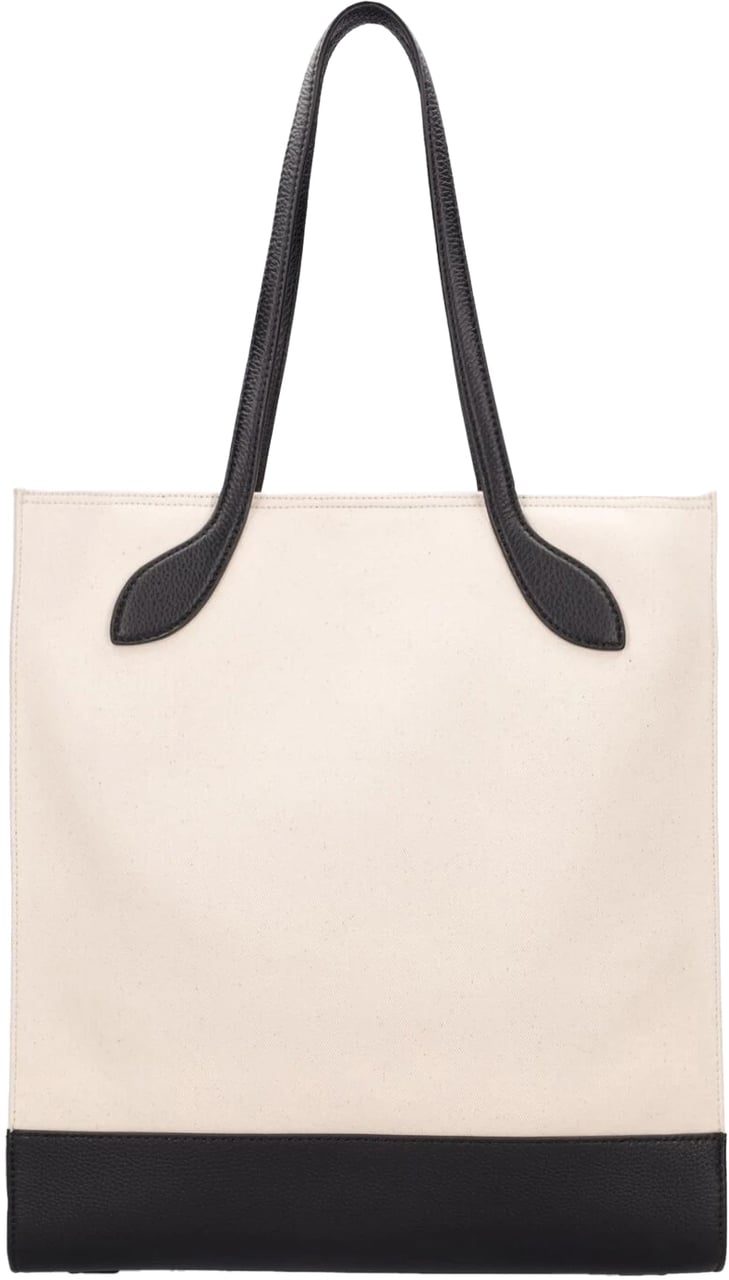 Bally Bar Keep On Logo Tote Bag Beige