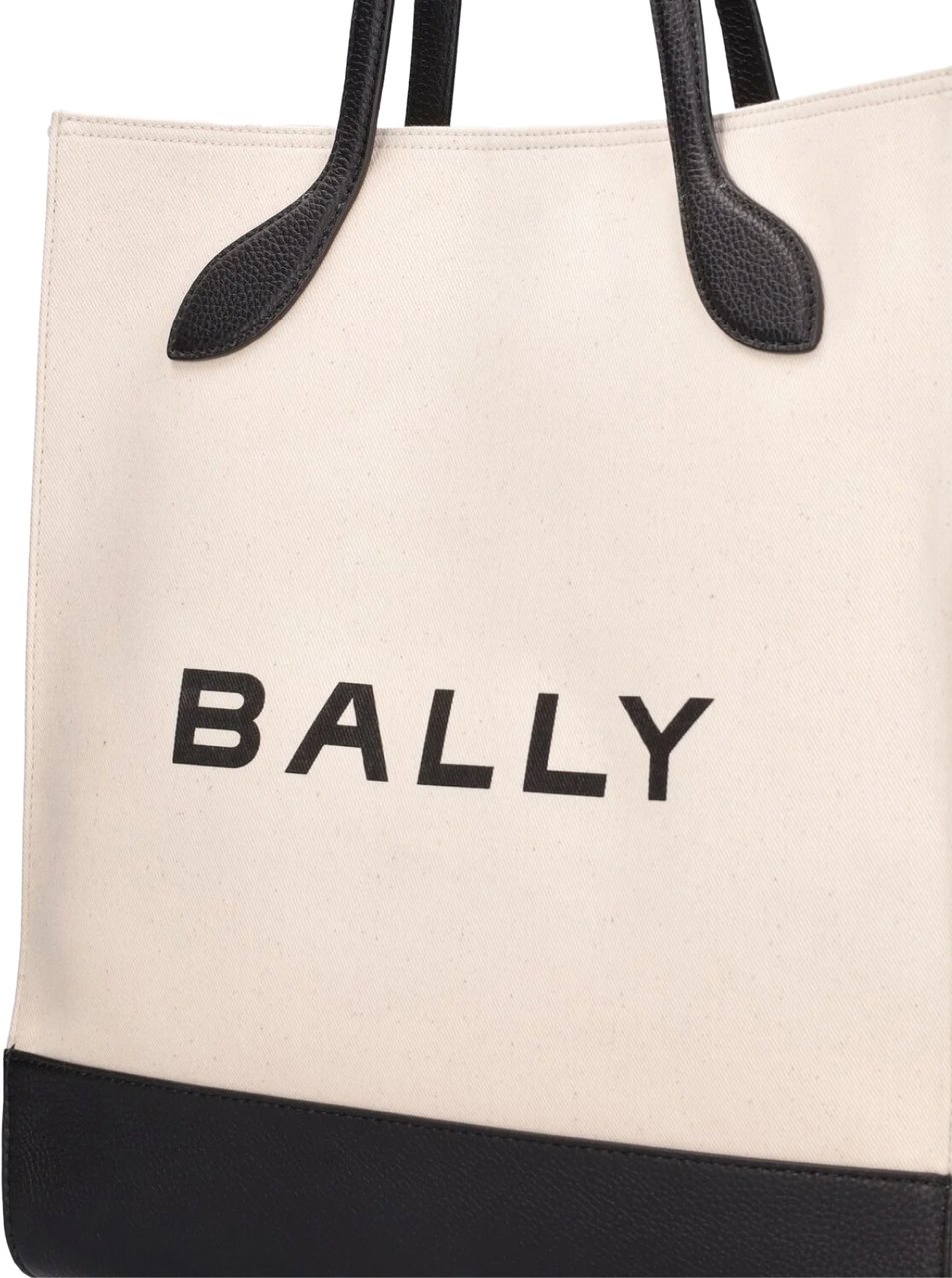 Bally Bar Keep On Logo Tote Bag Beige