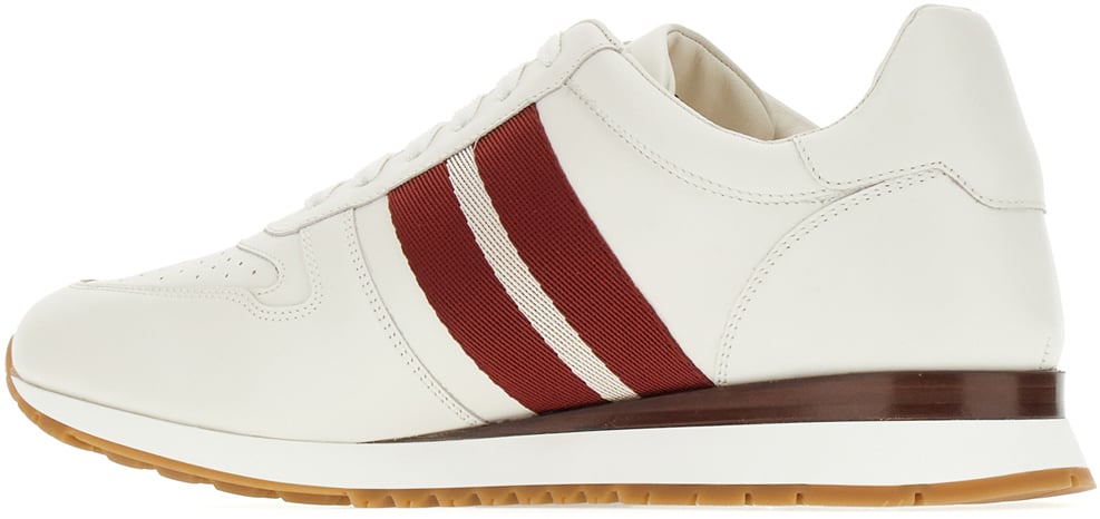Bally Bally White leather sneakers Wit