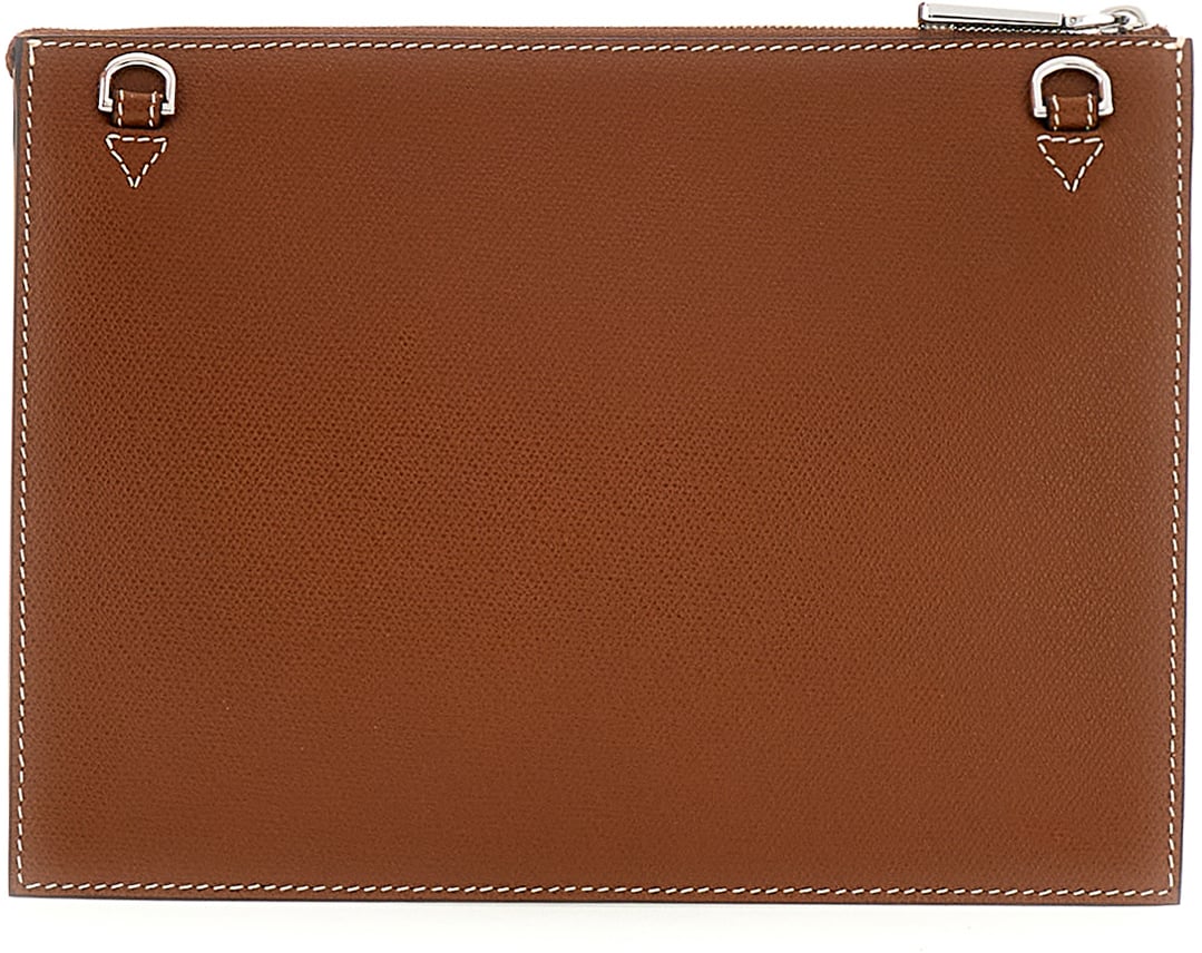 Bally Bally Brown leather clutch Bruin