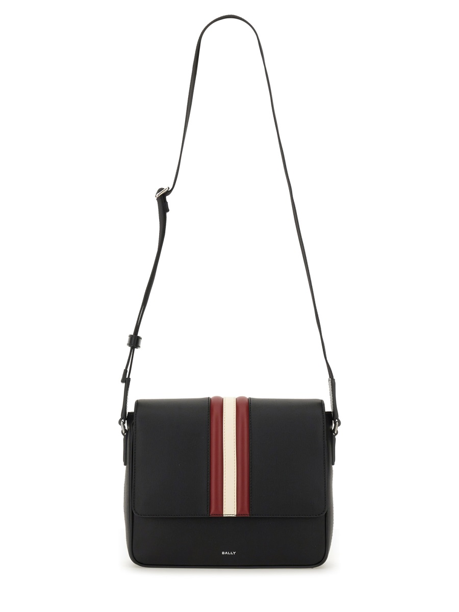 Bally Mythos Recycled Bovine Leather Briefcase Zwart
