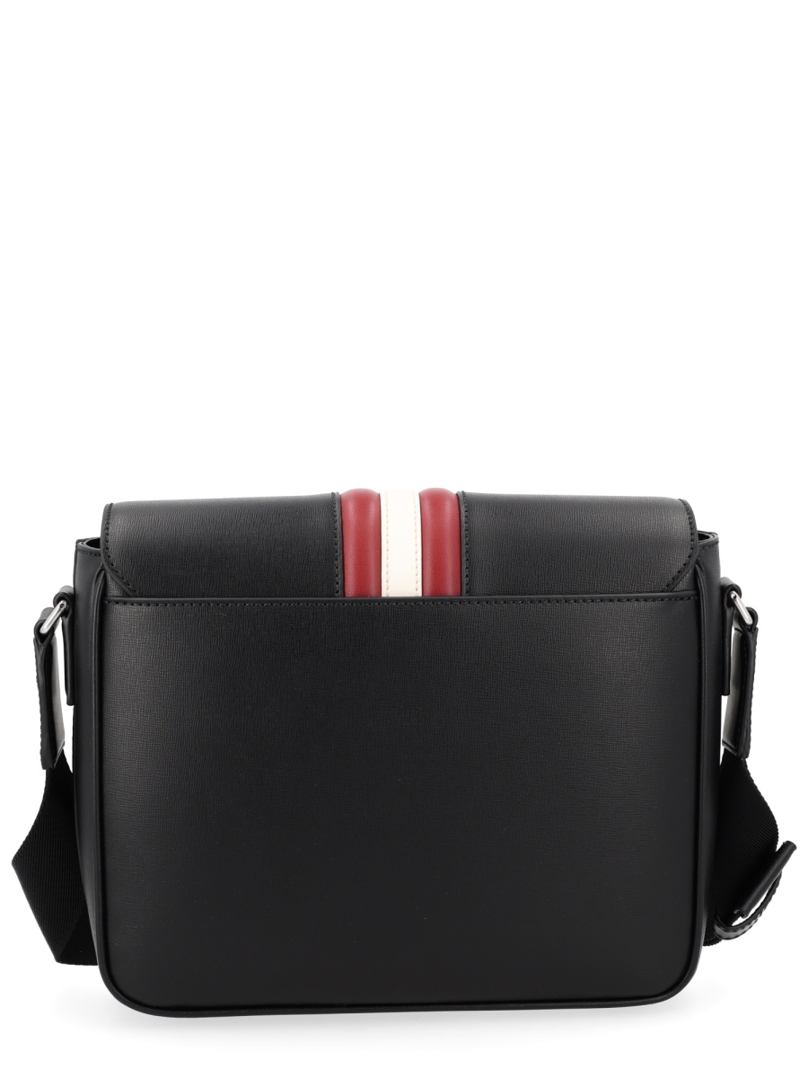Bally Mythos Recycled Bovine Leather Briefcase Zwart