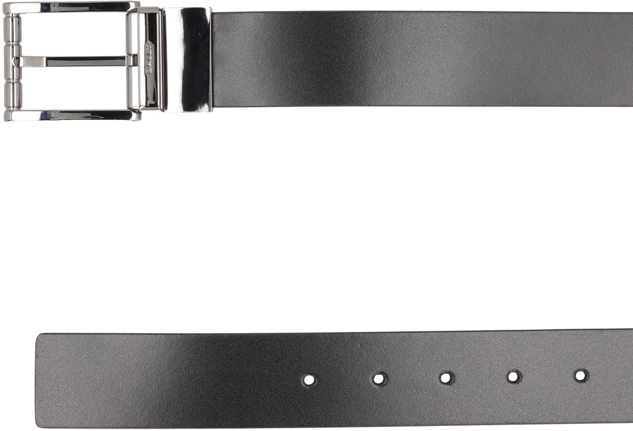 Bally Reversible leather belt Zwart