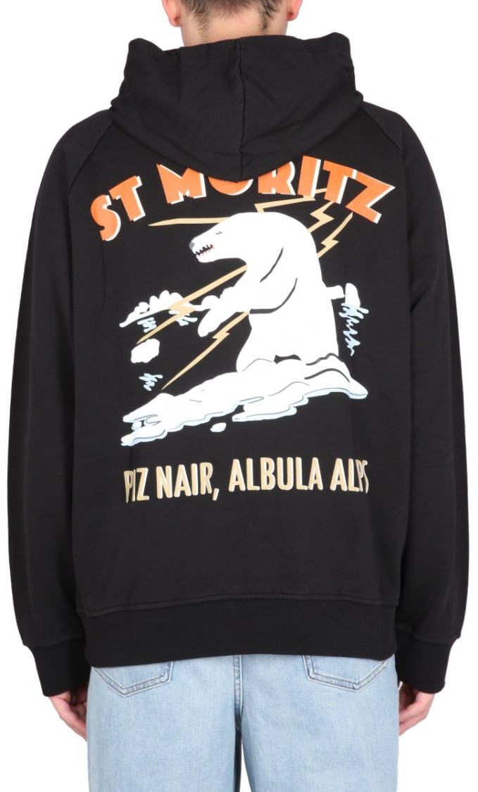Bally Stmoritz Bear Sweatshirt Zwart