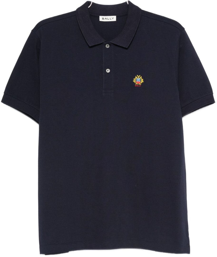 Bally T-Shirts And Polos Blue Blauw