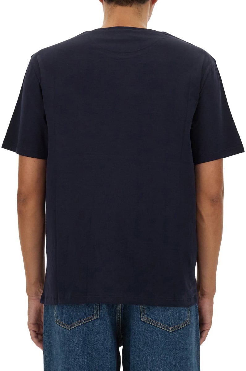 Bally Relaxed-Fit Black T-Shirt with Logo Detail Zwart