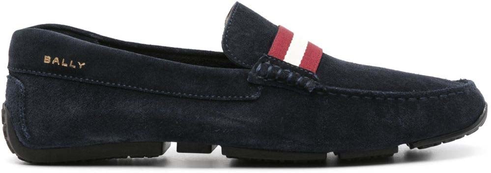 Bally Flat Shoes Midnight Blauw
