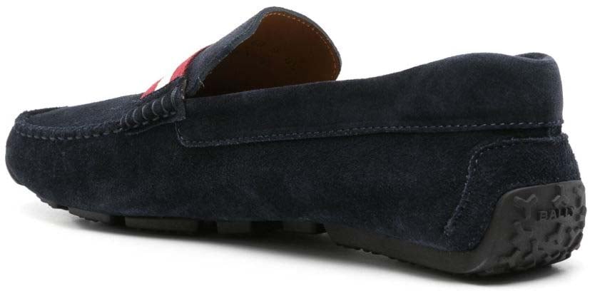 Bally Flat Shoes Midnight Blauw