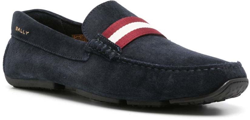 Bally Flat Shoes Midnight Blauw