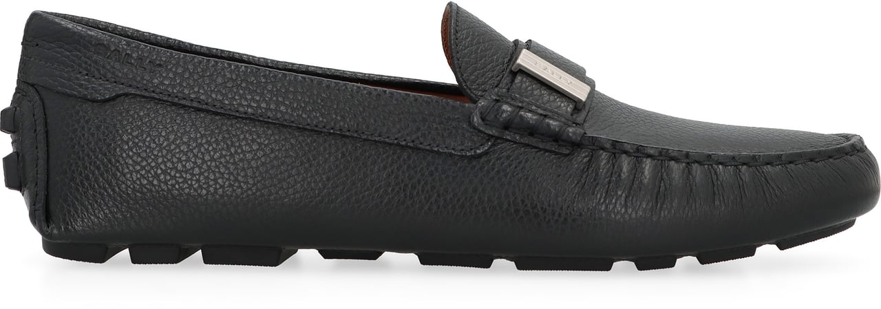 Bally Kaido Leather loafers Zwart