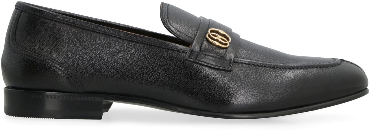Bally Sadei leather loafers Zwart