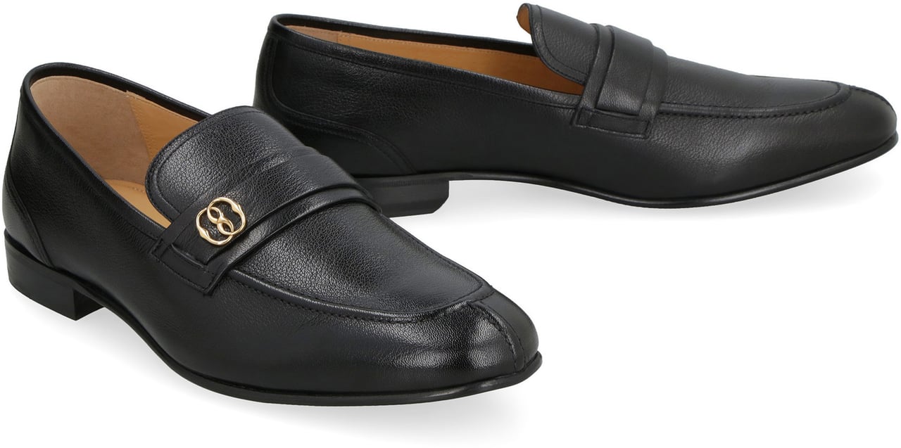 Bally Sadei leather loafers Zwart