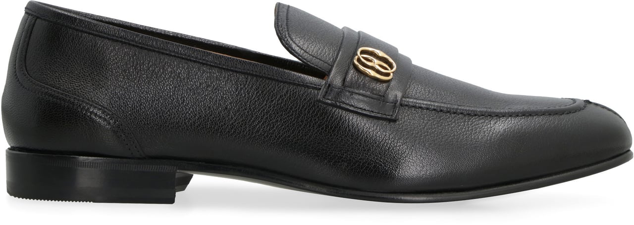 Bally Sadei leather loafers Zwart