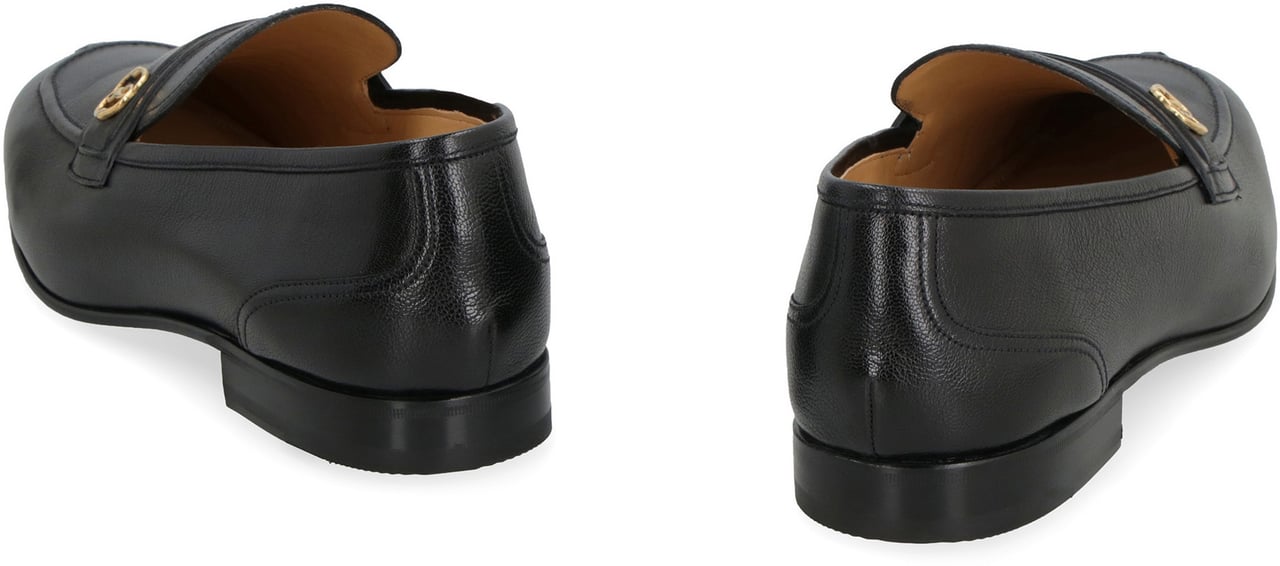 Bally Sadei leather loafers Zwart