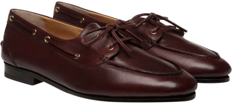 Bally Flat Shoes Chocolat Bruin