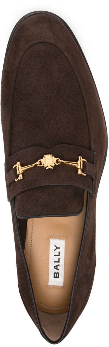 Bally Flat Shoes Ebony Zwart