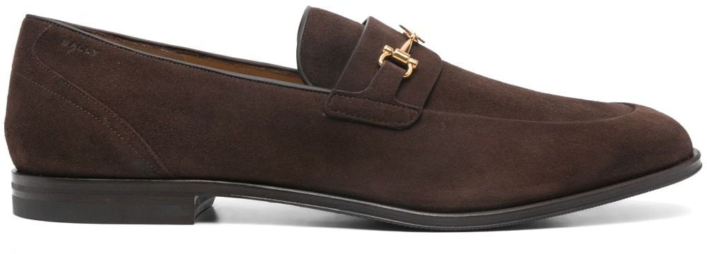 Bally Flat Shoes Ebony Zwart