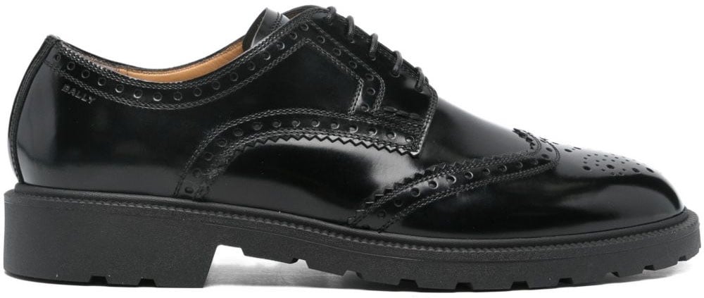 Bally Flat Shoes Black Zwart