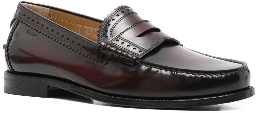 Bally Flat Shoes Purple Paars