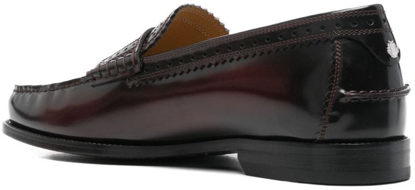 Bally Flat Shoes Purple Paars