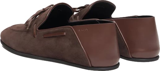 Bally Flat Shoes Ebony Bruin