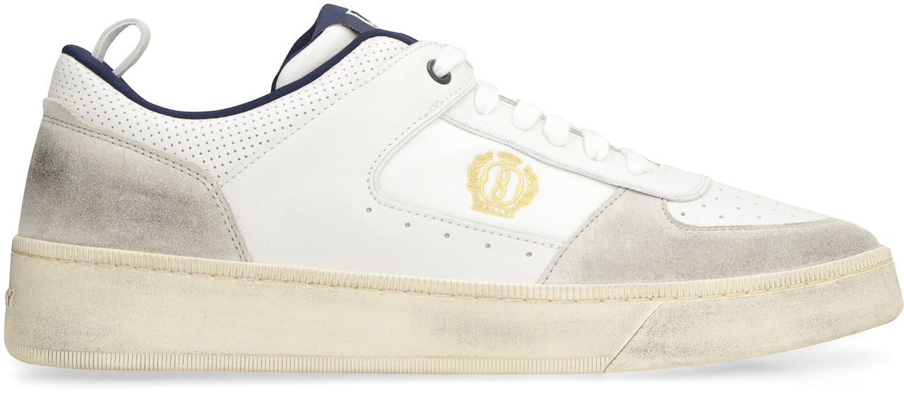 Bally Riweira leather low-top sneakers Wit