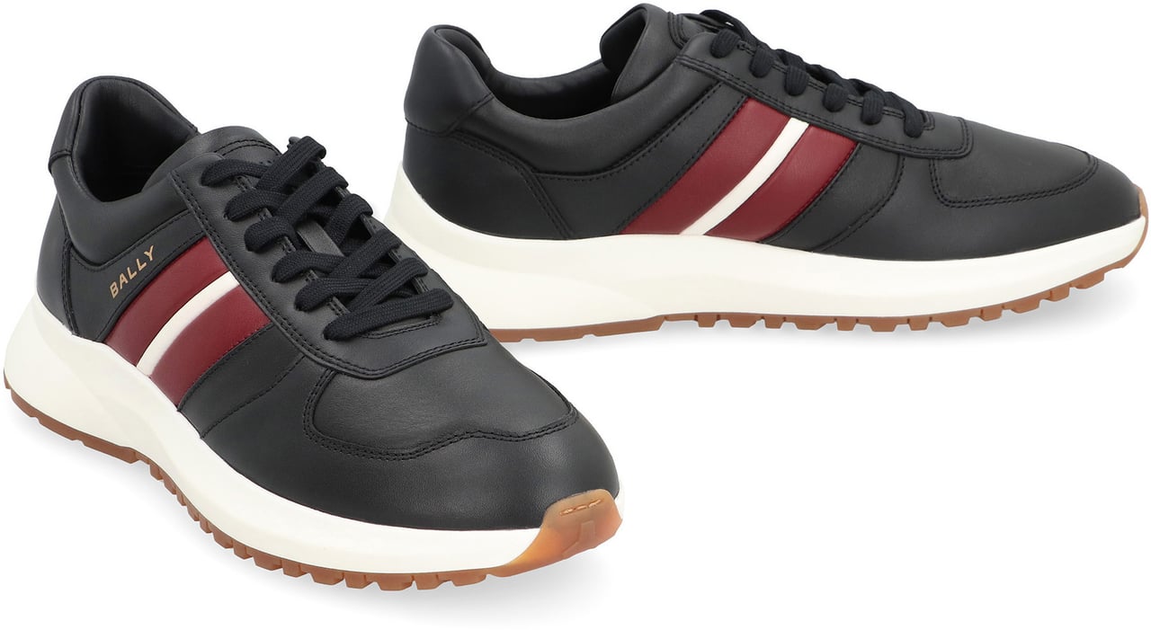 Bally Darsyl Leather low-top sneakers Zwart