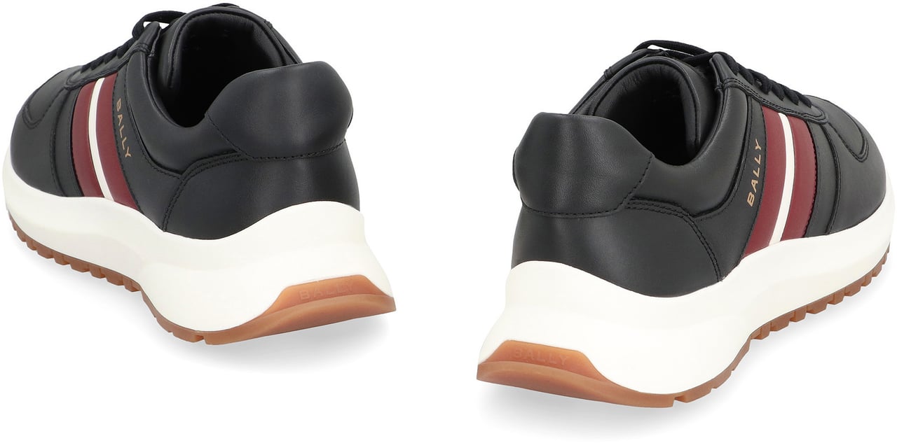 Bally Darsyl Leather low-top sneakers Zwart
