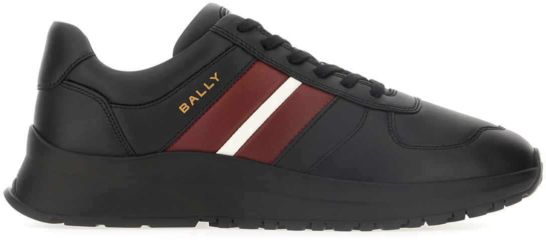 Bally Bally Black leather sneakers Zwart