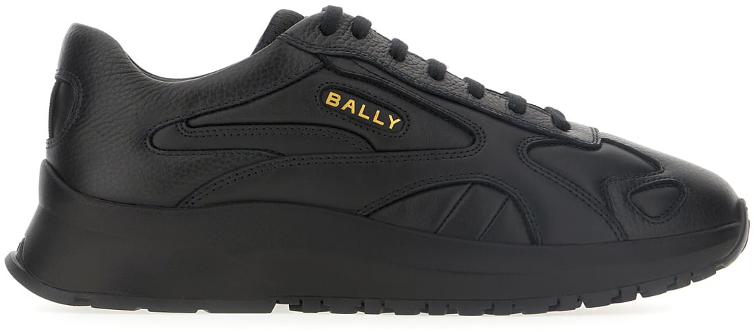 Bally Bally Black leather sneakers Zwart