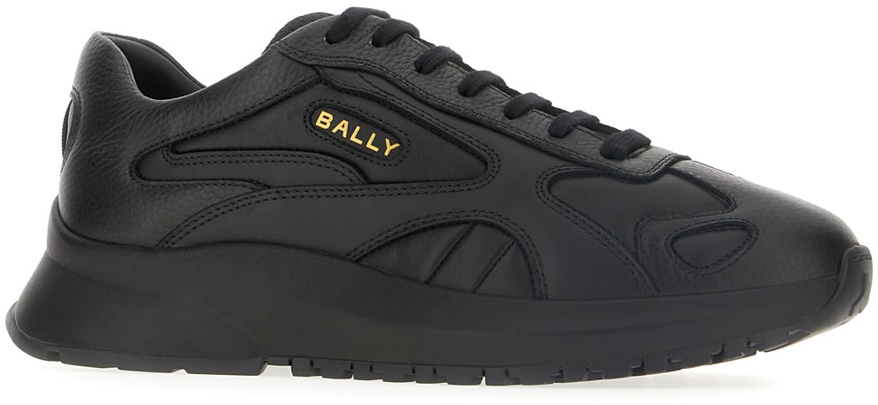 Bally Bally Black leather sneakers Zwart