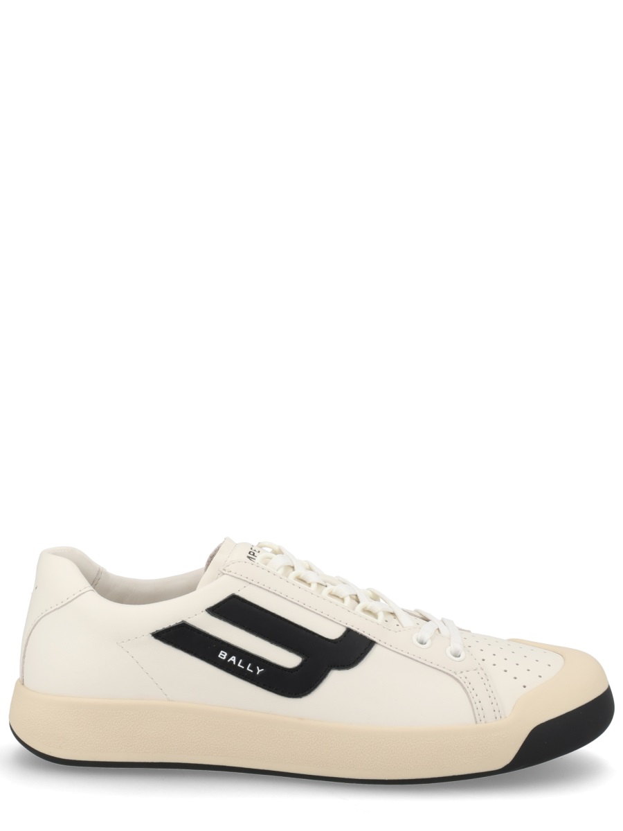 Bally Competition Calfskin Side Stripe Sneakers Neutraal