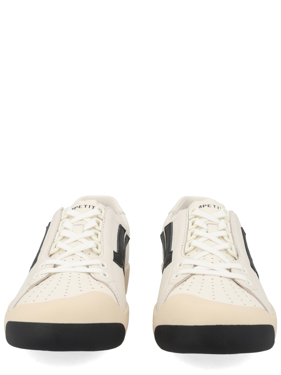 Bally Competition Calfskin Side Stripe Sneakers Neutraal