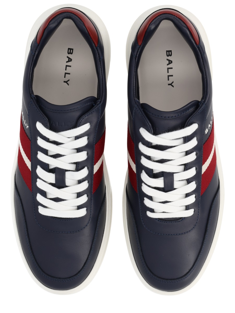 Bally Deep Navy Lift Low-Top Sneakers Neutraal