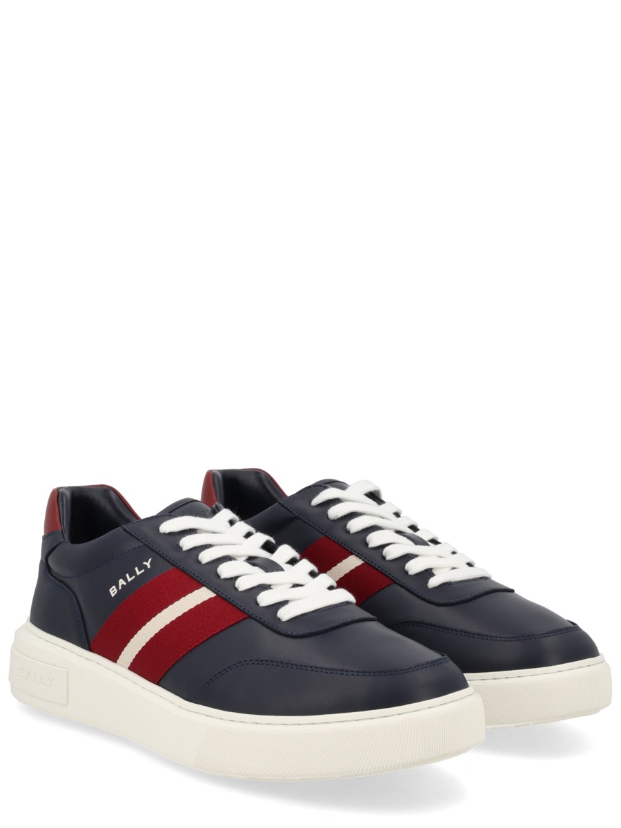 Bally Deep Navy Lift Low-Top Sneakers Neutraal