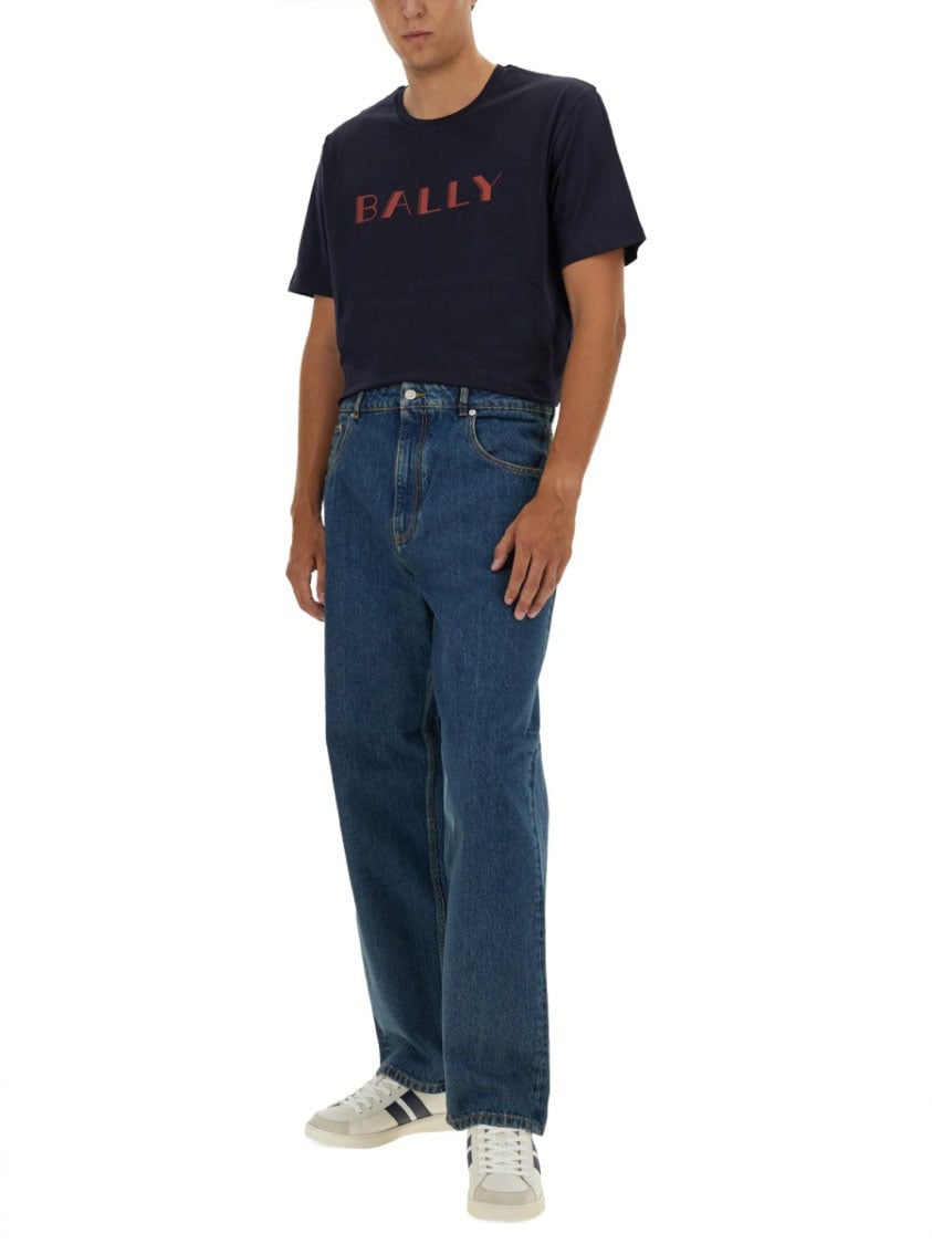 Bally Baggy Fit Jeans Blauw